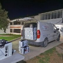 INE inicia el reparto de paquetes de casilla