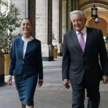 Gobernadores en funciones se reúnen con AMLO y Sheinbaum