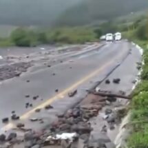 Nueva inundación en autopista Orizaba-Puebla