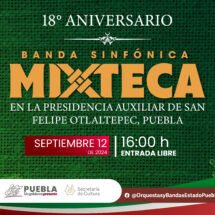 Celebrará Banda Sinfónica Mixteca 18 años de trayectoria Cultura