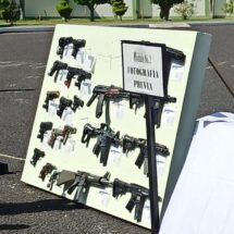 DESTRUYEN ARMAMENTO INCAUTADO EN PUEBLA