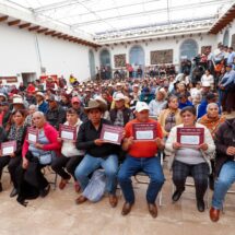 Con sensibilidad y justicia social, Gobierno apoya a productores afectados por heladas
