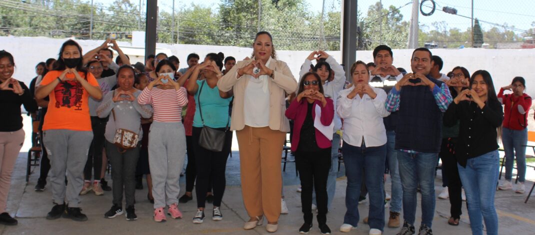 Impulsan mejora escolar con el programa “Obra Comunitaria Por Amor a Puebla”