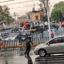 ESTRUCTURA COLAPSA EN AL ALCALDÍA GAM