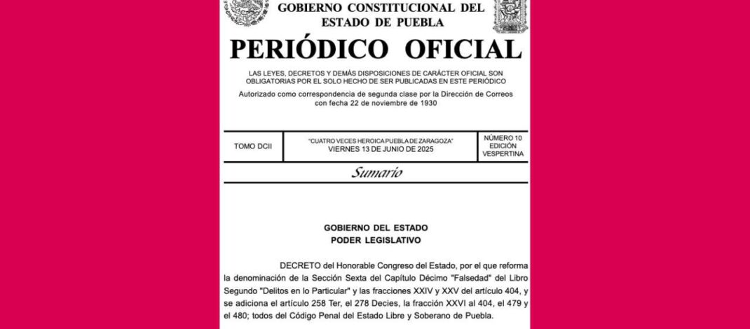LA POLÉMICA LEY CENSURA, REFORMA AL CÓDIGO PENAL, ARMENTA CONVOCA A FORO PARA ANALIZARLA