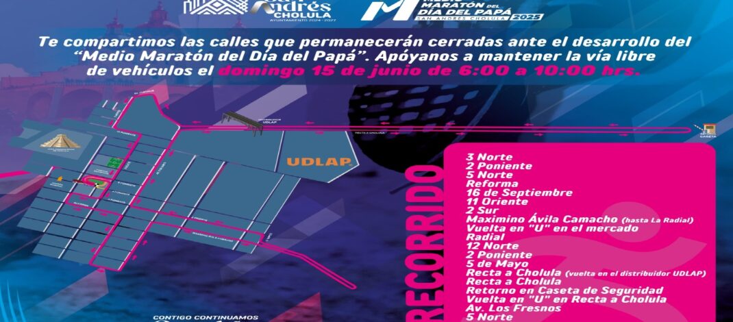IMPLEMENTAN OPERATIVO ESPECIAL PARA EL MARATÓN DEL DÍA DEL PADRE